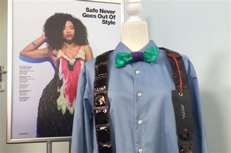 condom crafted prom outfits on display in omaha to promote safe sex