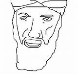 Osama Laden Bin Gartic sketch template
