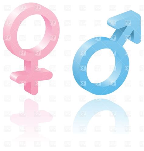 male and female symbols gender vector image vector artwork of objects © boroda 32593