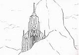 Castle Frozen Ice Sketch Deviantart Elsa Coloring Drawing Draw Drawings Pages Easy Disney sketch template