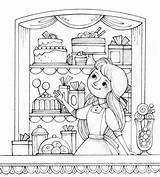 Coloring Pages Pastry Patisserie Getcolorings Printable La Gaia sketch template