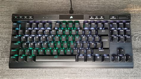 corsair  tkl review  top gaming keyboard sheds  numpad pcgamesn