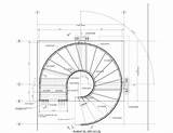Spiral Stairs Plan Dimensions Staircase Floor Plans Wood Circular Stair Concrete sketch template