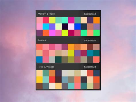 digital procreate color palettes gradient anime colorful add ons paint