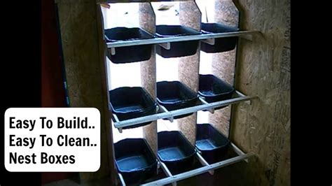 build chicken nest boxes youtube
