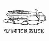 Sled sketch template