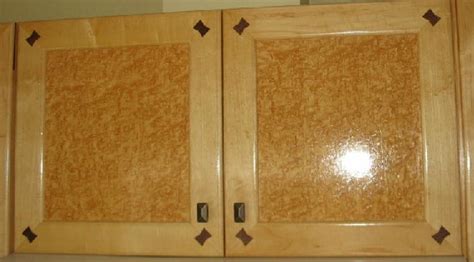 birds eye maple cabinets  walnut joinery accents