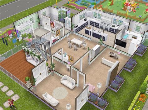 house  pastel family home level  sims simsfreeplay simshousedesign sims house sims
