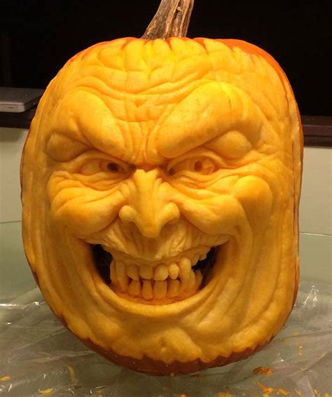 cool scary halloween pumpkin carving designs ideas