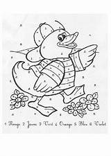 Canard Magique Moyenne Hellokids Coloriages Orthographe Greatestcoloringbook Joyeux Soustraction Addition sketch template