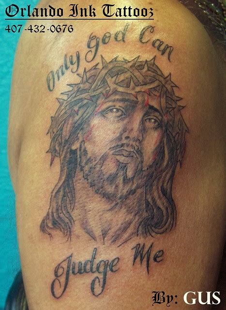 christ head tattoo i like this one orlando ink tattoos
