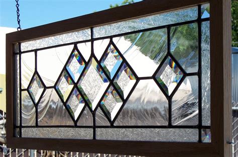 Leaded Glass Window Hang From The Ceiling To Help Divide A Space