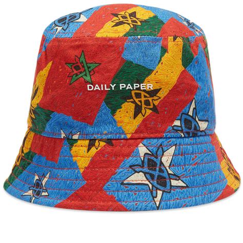 daily paper rebuk flag bucket hat daily paper