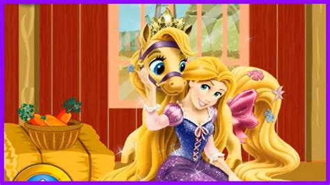 rapunzel  pony care video episode princess