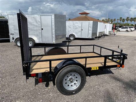 es  big tex economy  single axle utility trailer  ramp gate