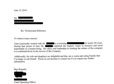 sample reference letter  condo association find  reference