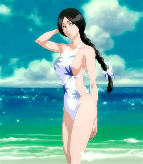 Image Unohana Wearing A Swimsuit Stitched Cap Bleach Ep 228