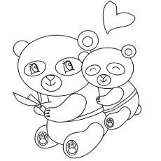 top   printable cute panda bear coloring pages