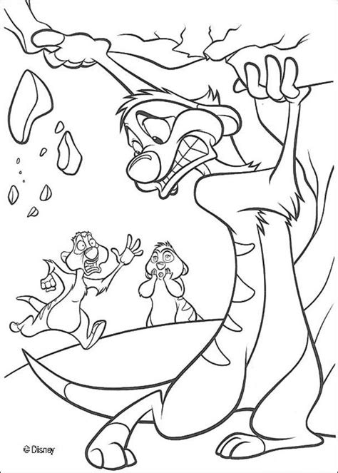 timon  pumbaa coloring pages coloring home