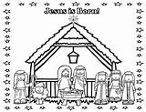 Jesus Birthday Happy Printable Coloring Pages Template sketch template