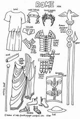 Ancient Roman Paper Rome History Men Coloring Printable Dolls Pages Projects Latin Empire Project Outs Cut Practical Kids Egyptian India sketch template