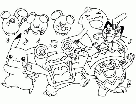 pokemon coloring pages  printable kids colouring pages coloring
