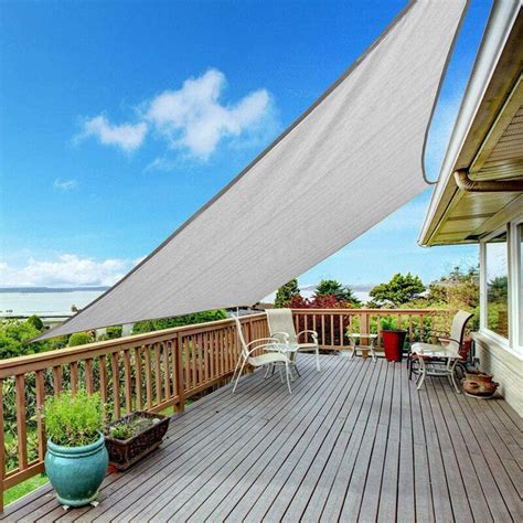 sun shade sail outdoor garden waterproof canopy patio cover  uv