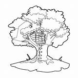Arbre Cabane Baobab Arbres Sucre Coloriageetdessins Inscrivez sketch template