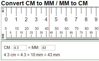 convert cm  mm millimeters  centimeters  mm   cm