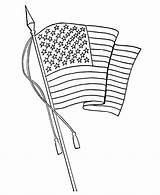Coloring Flagge Amerikanische Ausmalbild sketch template
