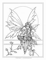 Coloring Fairy Pages Fantasy Magic Realistic Rainbow Molly Museum Fairies Printable Harrison Enchanted Color Getcolorings Books Adults Print Colouring Dark sketch template