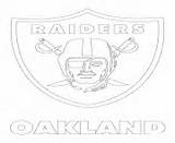 Coloring Pages Logo Football Raiders Sport Oakland Nfl Cleveland Browns Printable Template sketch template