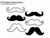 Mustache Moustache Clipart Printable Template Coloring Pages Printables Stamp Moustaches Small Outlines Cliparts Clip Print Craft Mustaches Et Man Handlebar sketch template
