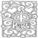 Coloring Pages Printable Peace Cool Sign Older Super Animal Girl Color Kids Adult Girls Children Why Getcolorings Teens Mandala Colorings sketch template