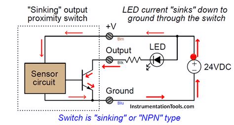 proximity switches circuit diagram operation