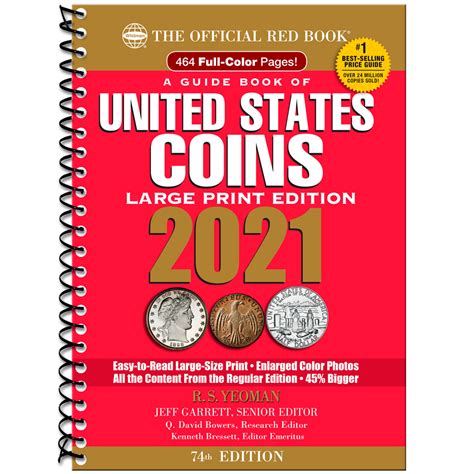 guide book  united states coins large print