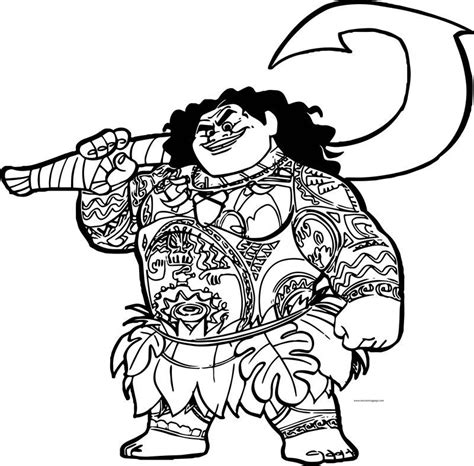 moana boat coloring page coloring page blog