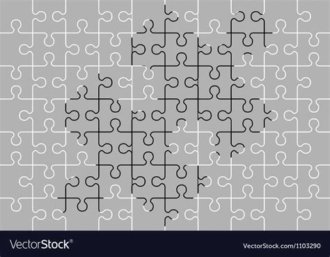 stencil  puzzle pieces  variant royalty  vector