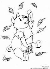Autumn Coloring Pages Kids Preschool Printable Educational sketch template