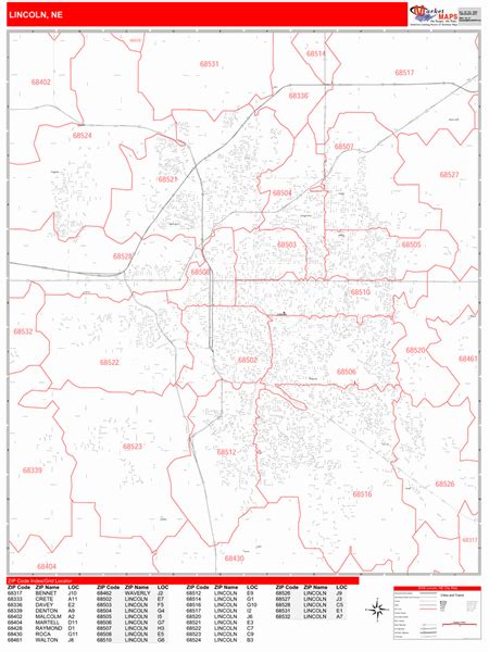 Lincoln Ne Zip Code Map Maping Resources