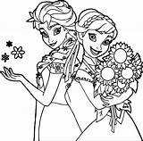 Frozen Coloring Fever Anna Pages Drawing Flower Comments Getdrawings sketch template