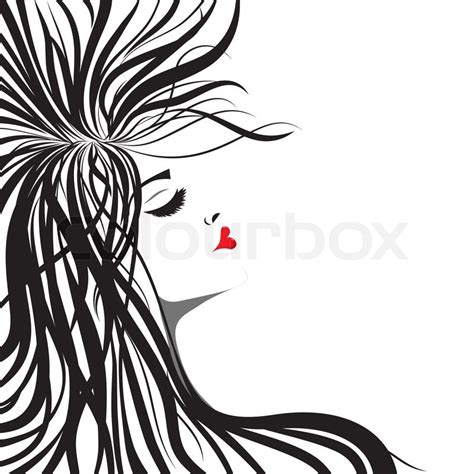 woman silhouette stock vector colourbox