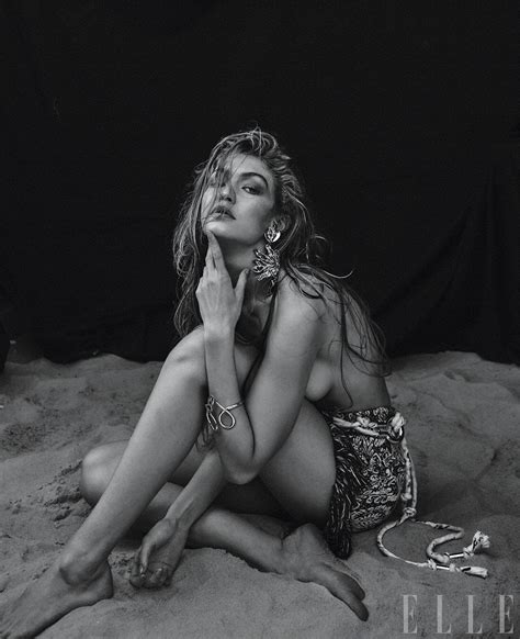 Gigi Hadid Fappening Topless And Sexy For Elle 2019 The