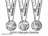 Medals Olympics sketch template