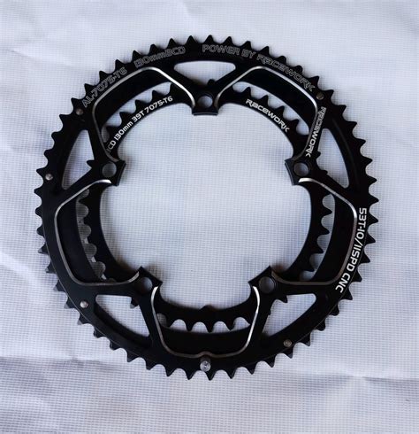 jual racework double chainring   bcd mm chain ring double  folding bike  lapak