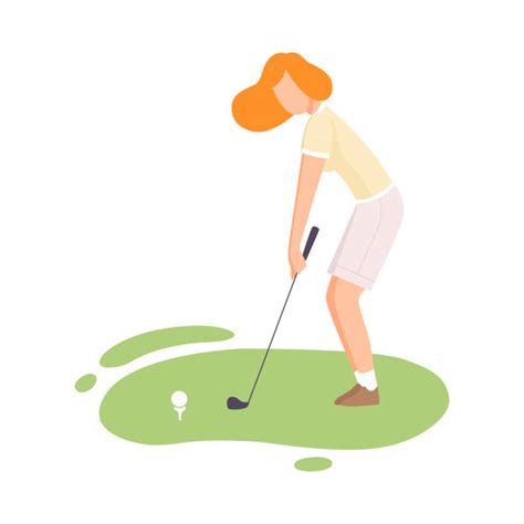 Best Girl Golfer Illustrations Royalty Free Vector Graphics And Clip Art