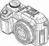 Camera Digital Getdrawings Drawing sketch template