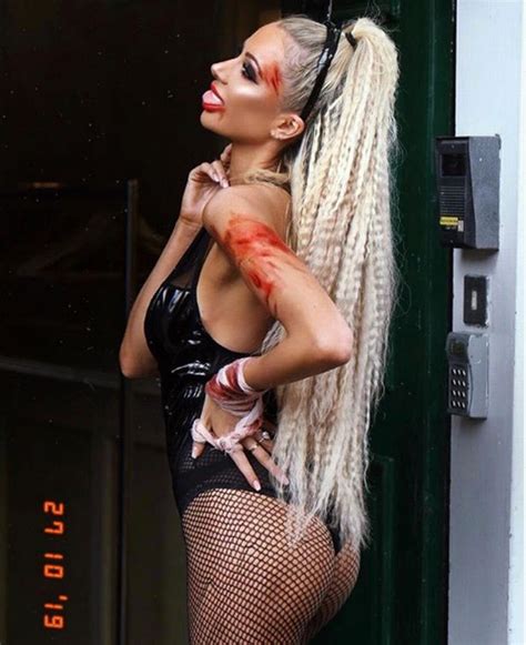 Love Island S Olivia Attwood Shares Sexy Halloween Snap