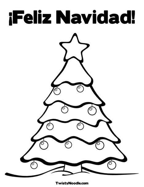 feliz navidad coloring page christmas tree coloring page printable