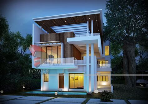 architectural bungalow rendering bungalow elevation design  power